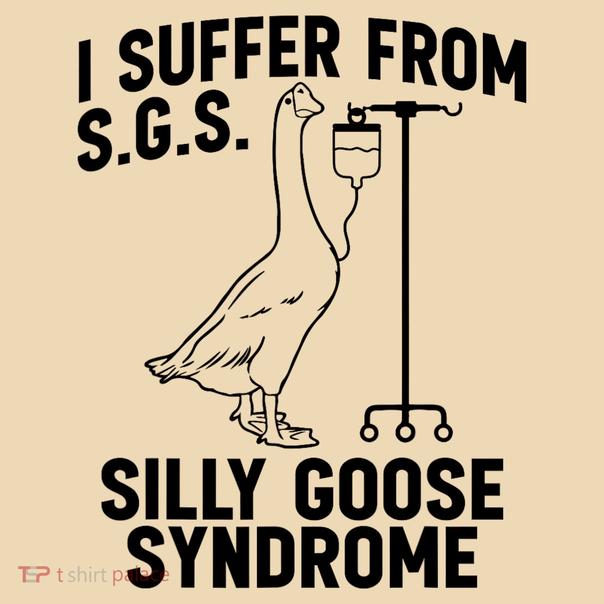 I Suffer From Silly Goose Syndrome Funny Goose Joke Humor Tote Bag