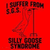 I Suffer From Silly Goose Syndrome Funny Goose Joke Humor Santa Hat thumb 1