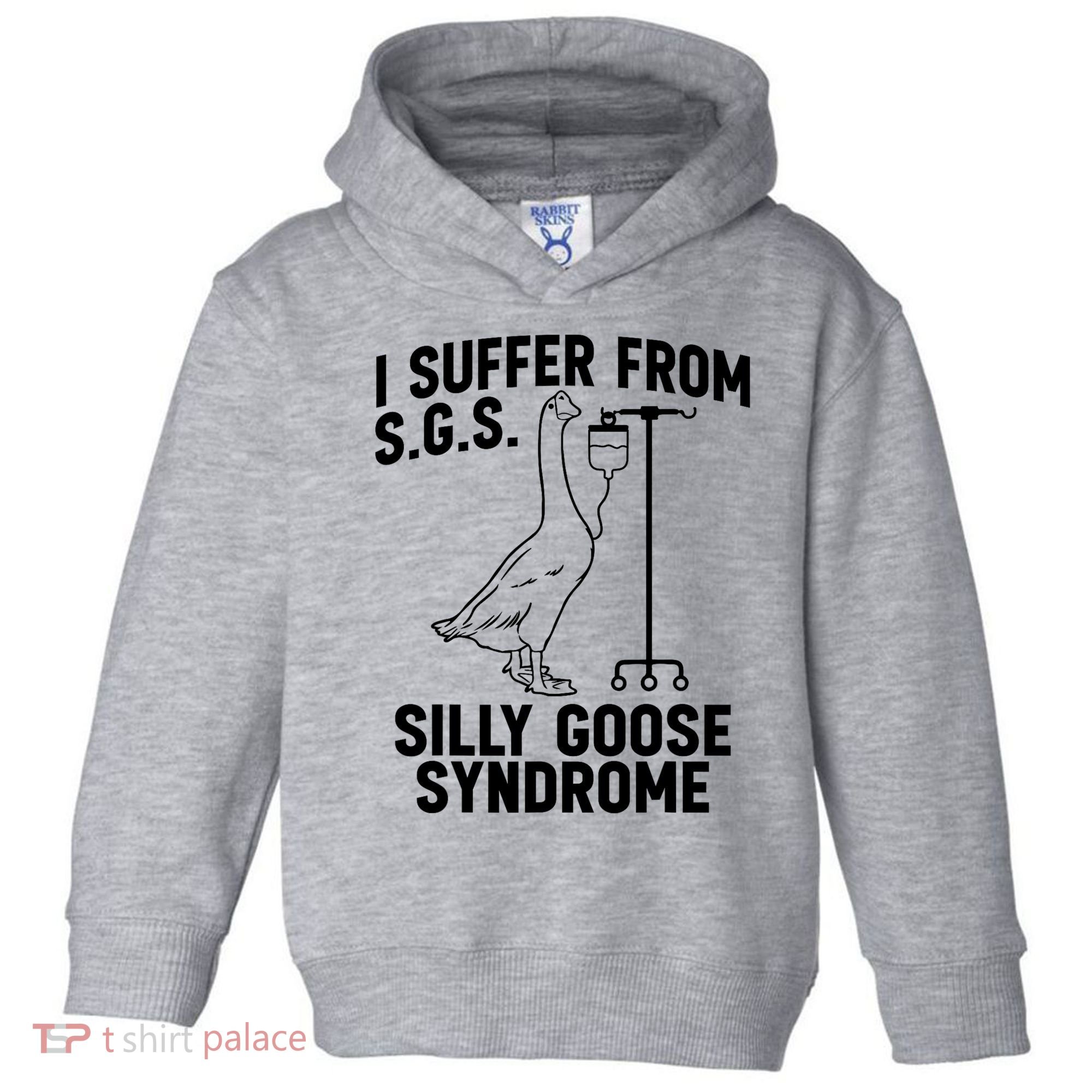 I Suffer From Silly Goose Syndrome Funny Goose Joke Humor Toddler Hoodie