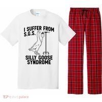 I Suffer From Silly Goose Syndrome Funny Goose Joke Humor Pajama Set thumb 0