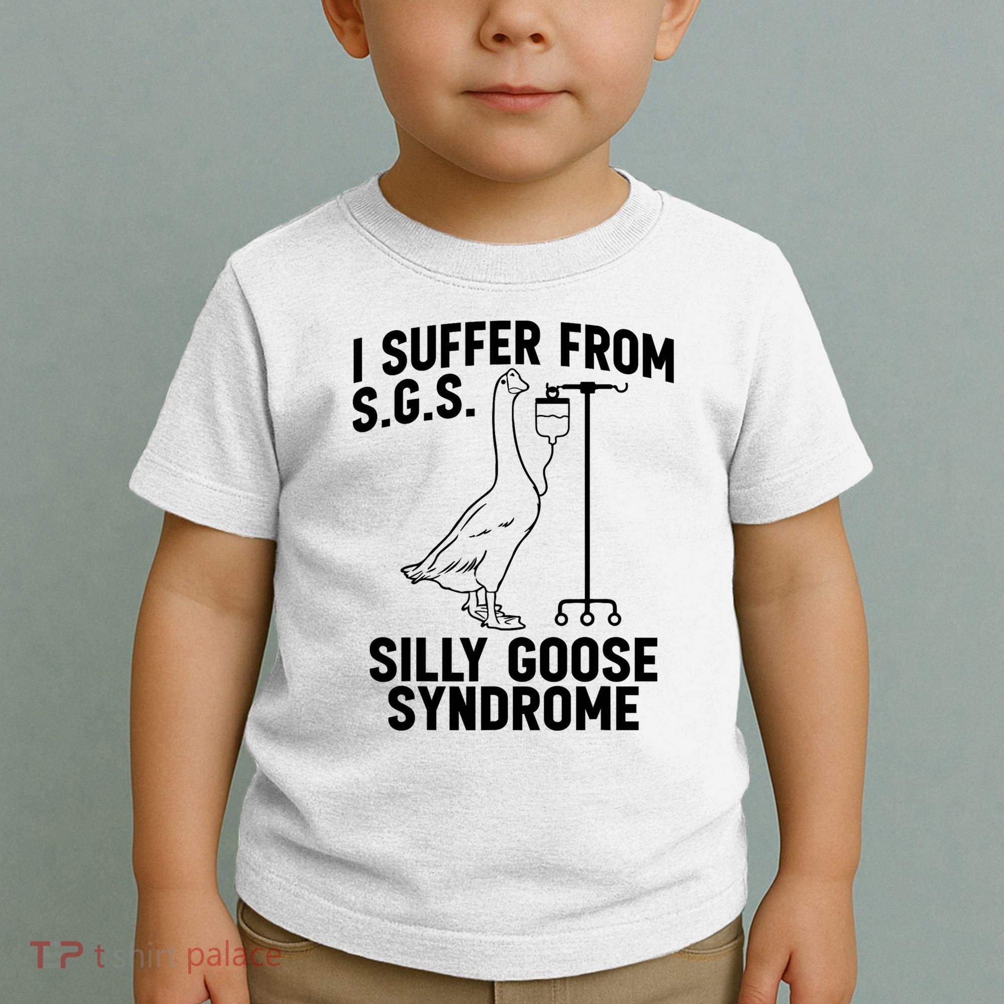 I Suffer From Silly Goose Syndrome Funny Goose Joke Humor Toddler T-Shirt