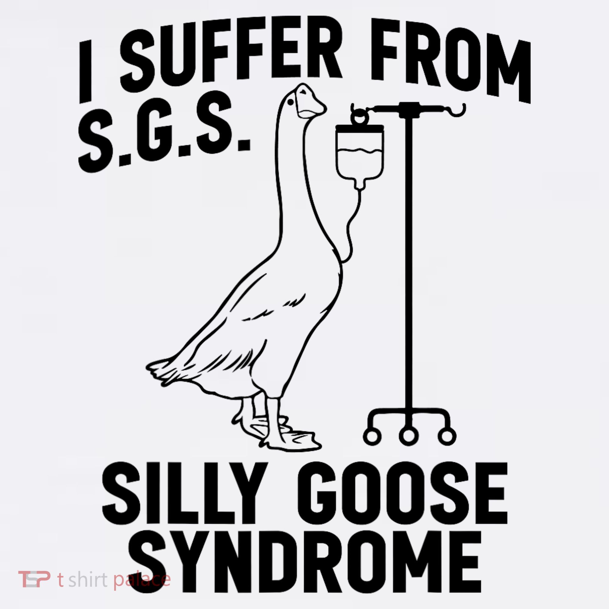 I Suffer From Silly Goose Syndrome Funny Goose Joke Humor Visor