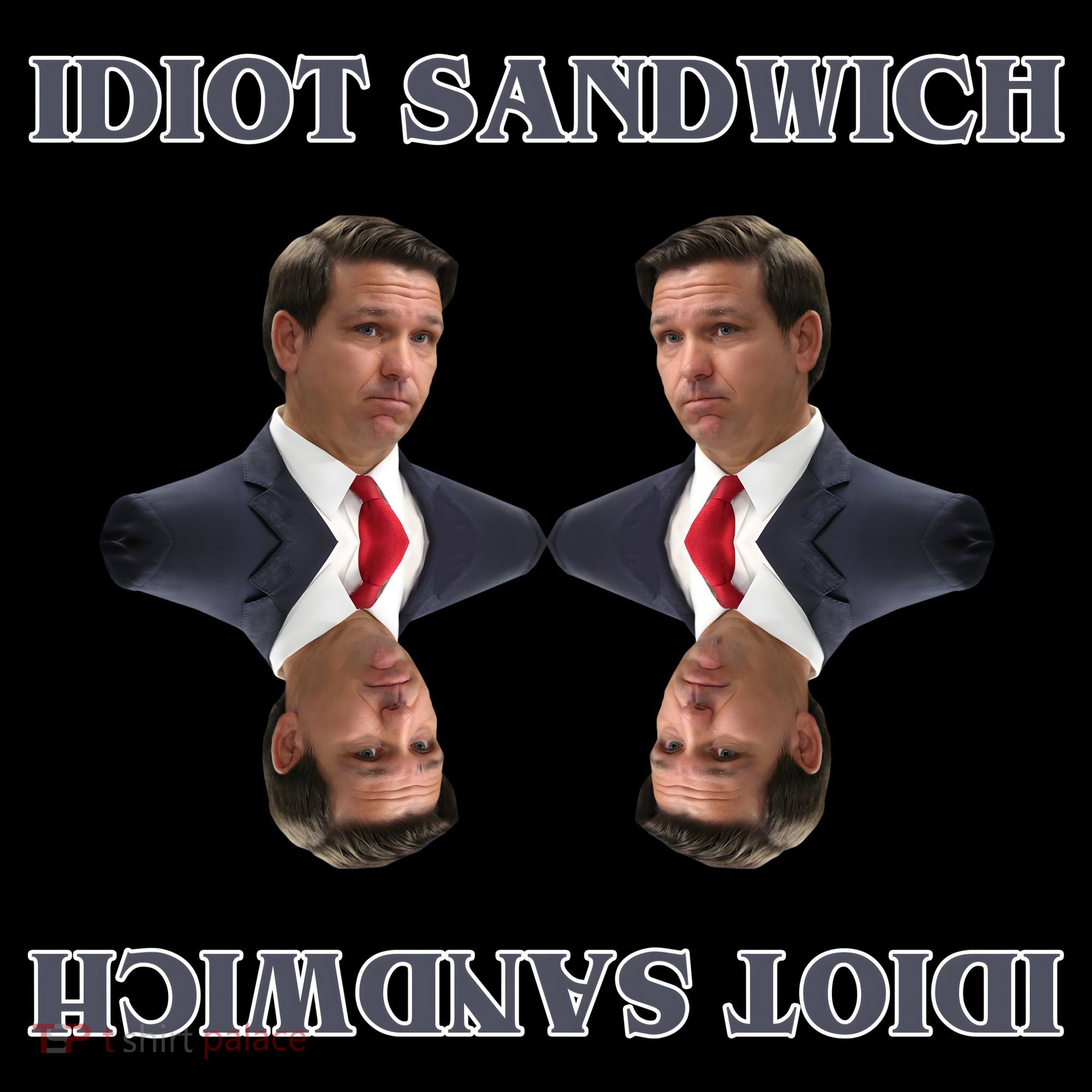 Idiot Sandwich Funny Ron DaSantis Politcal Coaster