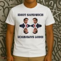 Idiot Sandwich Funny Ron DaSantis Politcal T-Shirt thumb 3