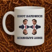 Idiot Sandwich Funny Ron DaSantis Politcal Coffee Mug thumb 2