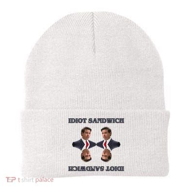 Idiot Sandwich Funny Ron DaSantis Politcal Beanie