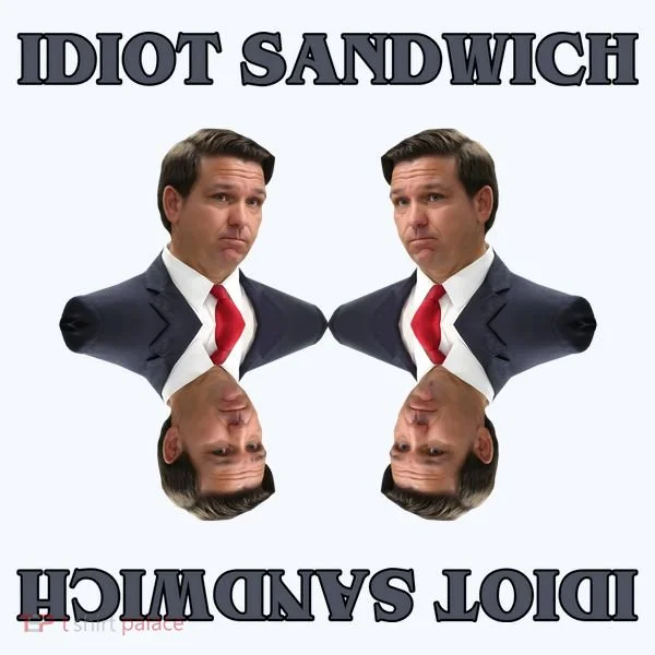 Idiot Sandwich Funny Ron DaSantis Politcal Women's Hoodie