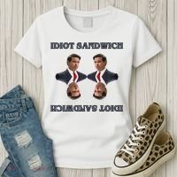 Idiot Sandwich Funny Ron DaSantis Politcal Women's T-Shirt thumb 3
