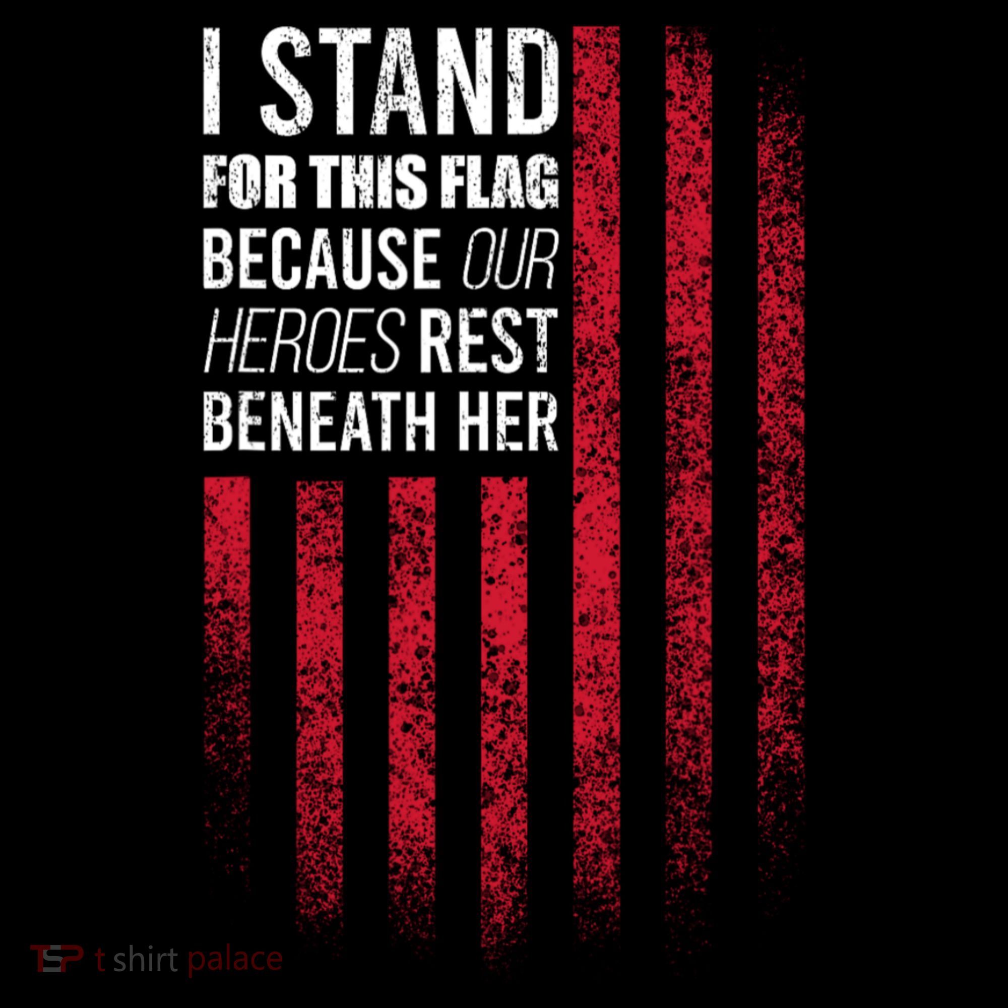 I Stand For This Flag Because Our Heroes Rest Beneath Her Women's Hoodie