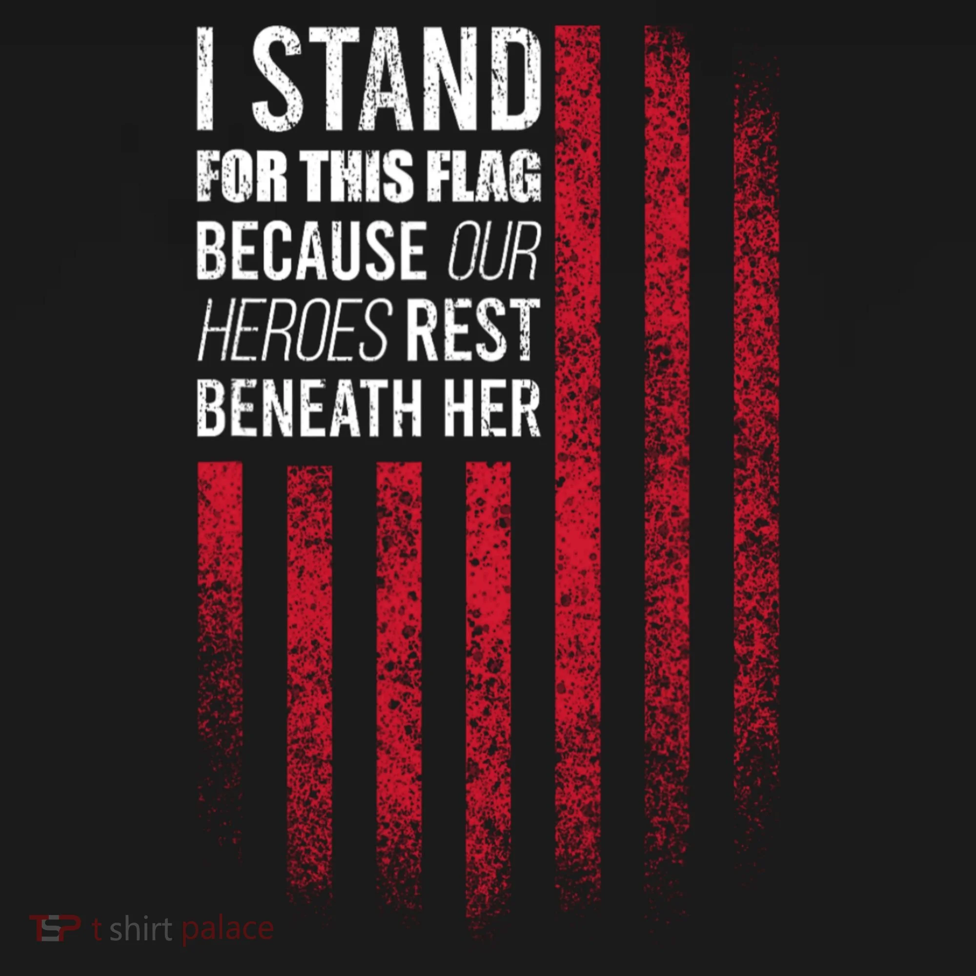 I Stand For This Flag Because Our Heroes Rest Beneath Her Tank Top