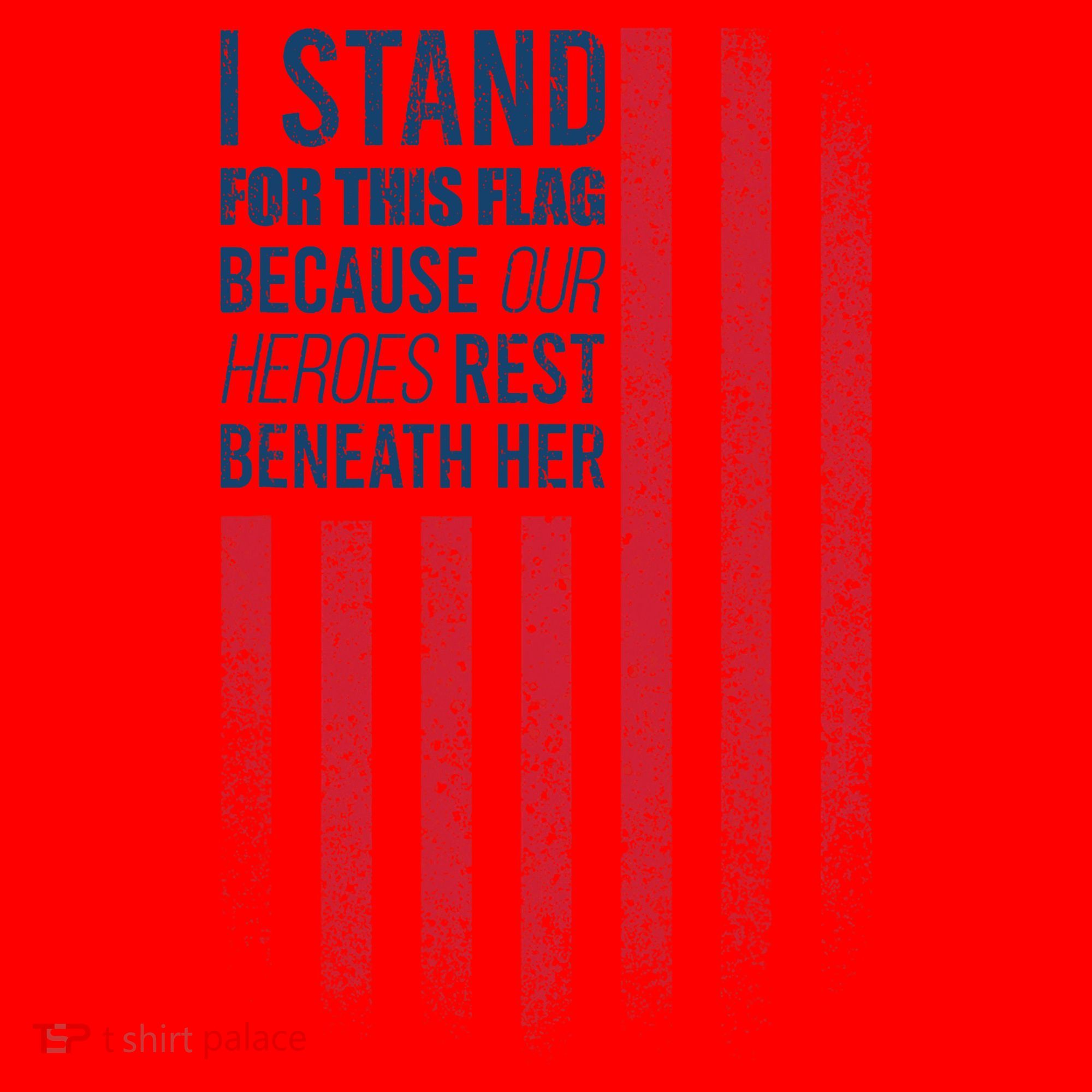 I Stand For This Flag Because Our Heroes Rest Beneath Her Santa Hat