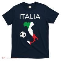 Italy Soccer Forza Azzurri Italian Italia T-Shirt thumb 0