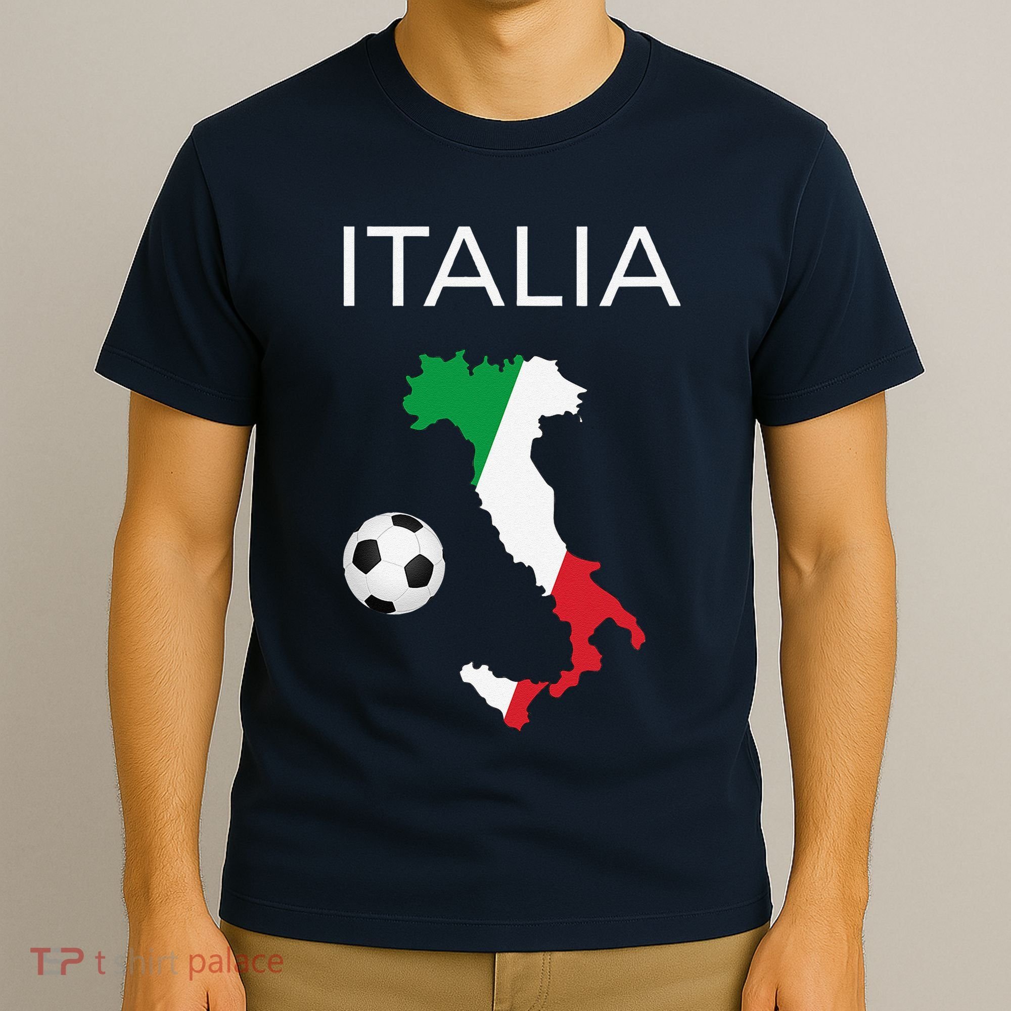 Italy Soccer Forza Azzurri Italian Italia T-Shirt