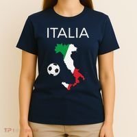 Italy Soccer Forza Azzurri Italian Italia T-Shirt thumb 4