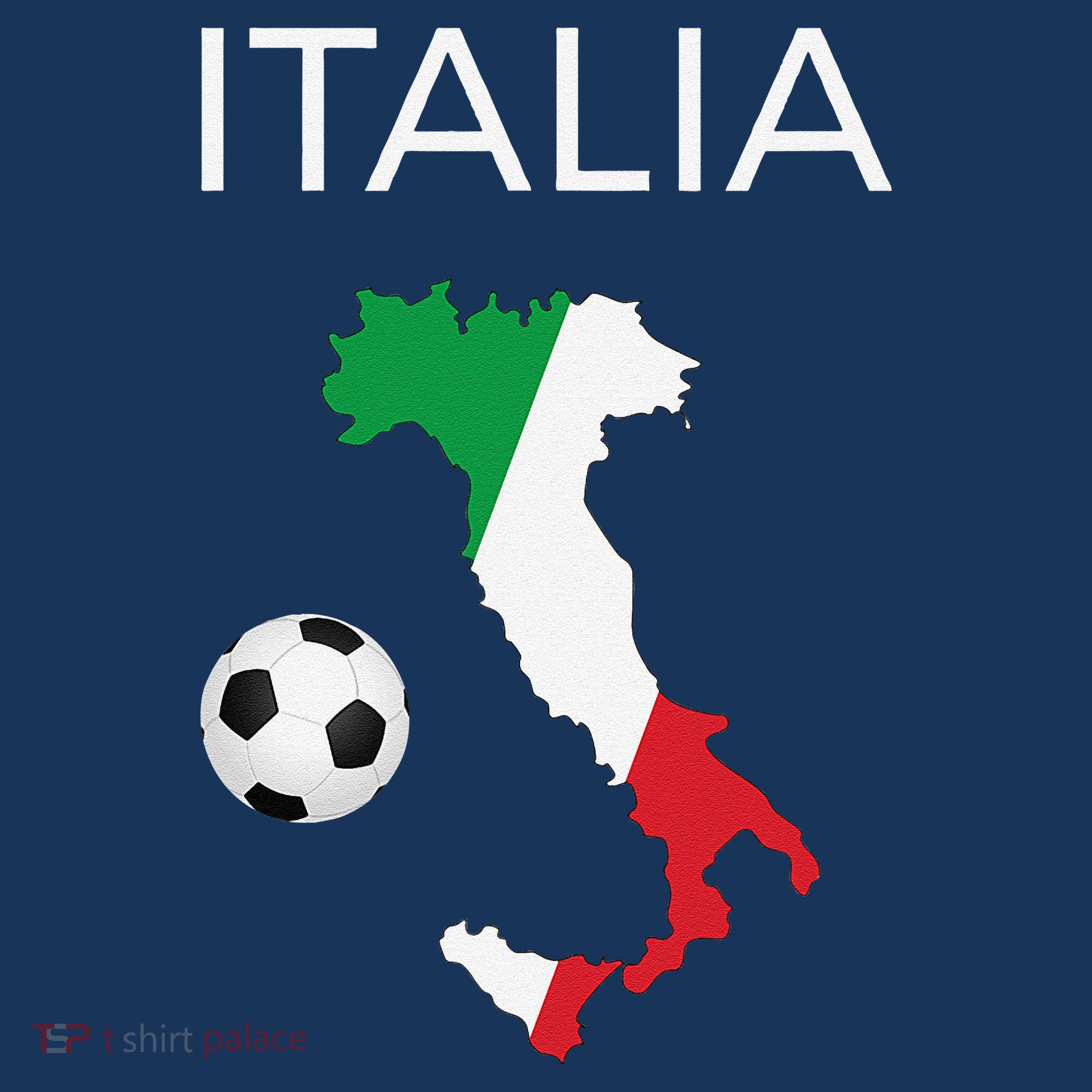 Italy Soccer Forza Azzurri Italian Italia T-Shirt