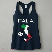 Italy Soccer Forza Azzurri Italian Italia Women's Tank Top thumb 3