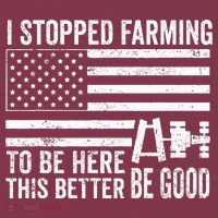 I Stopped Farming To Be Here This Better Be Good US Fllag 16oz Travel Tumbler thumb 2