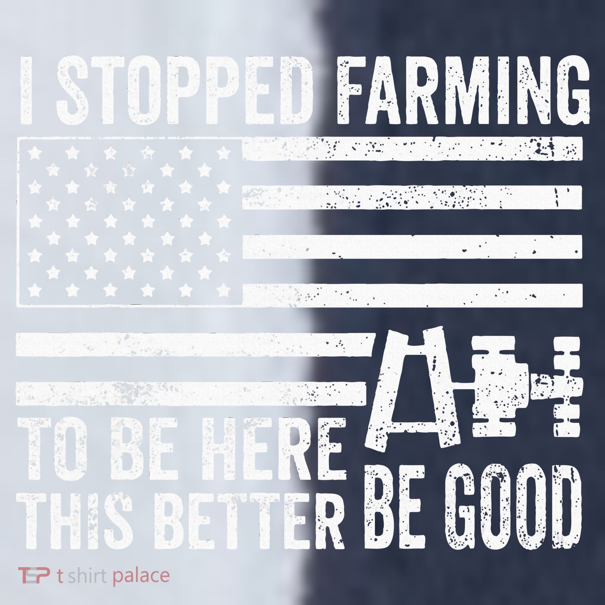 I Stopped Farming To Be Here This Better Be Good US Fllag Sport-Tek Competitor United Soccer Jersey