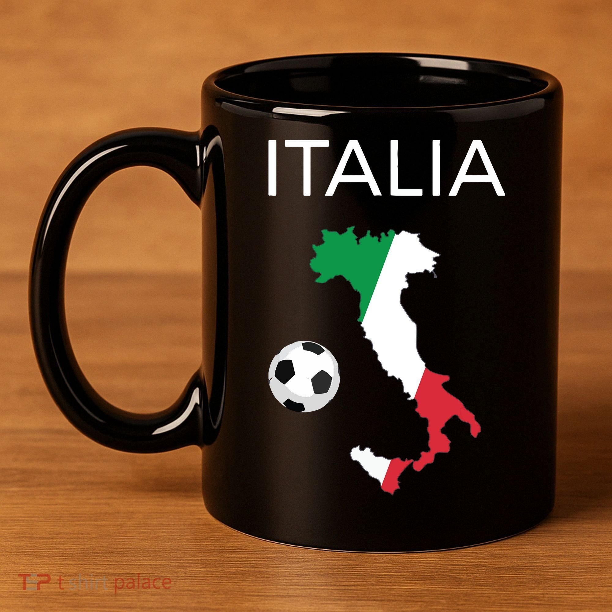 Italy Soccer Forza Azzurri Italian Italia 11oz C Handle Ceramic Mug