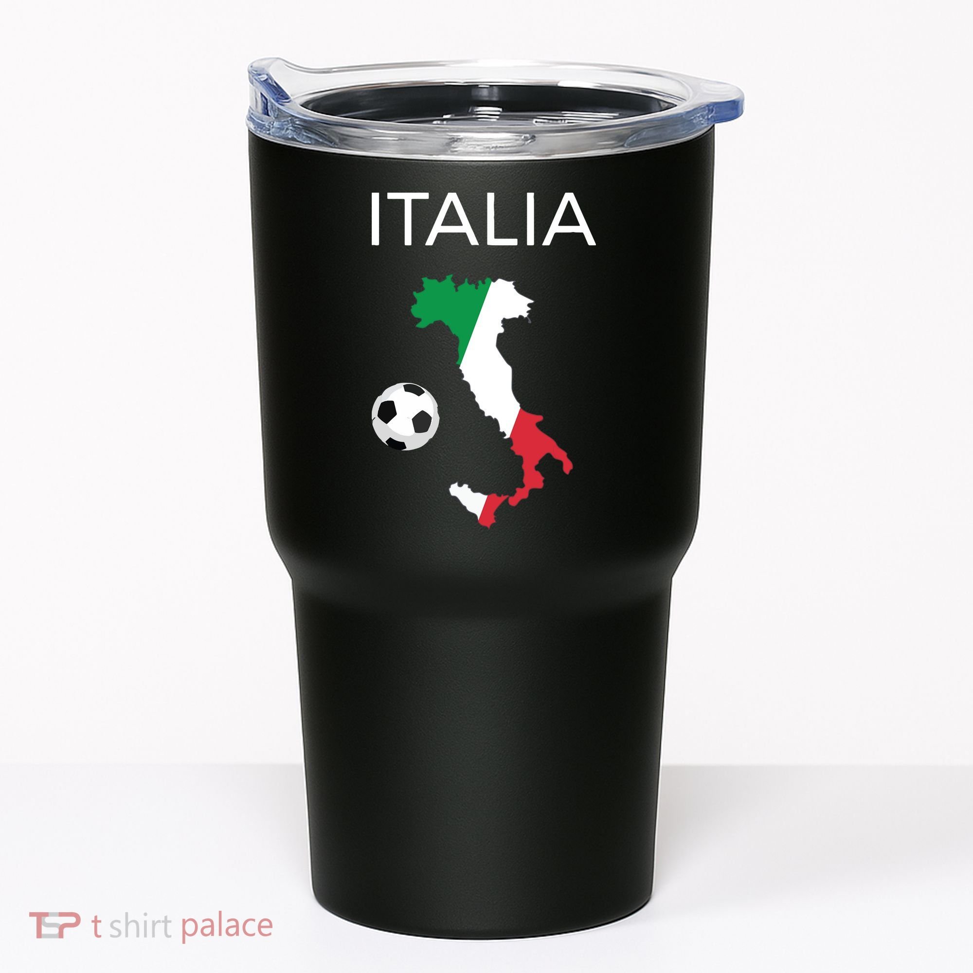 Italy Soccer Forza Azzurri Italian Italia Tumbler