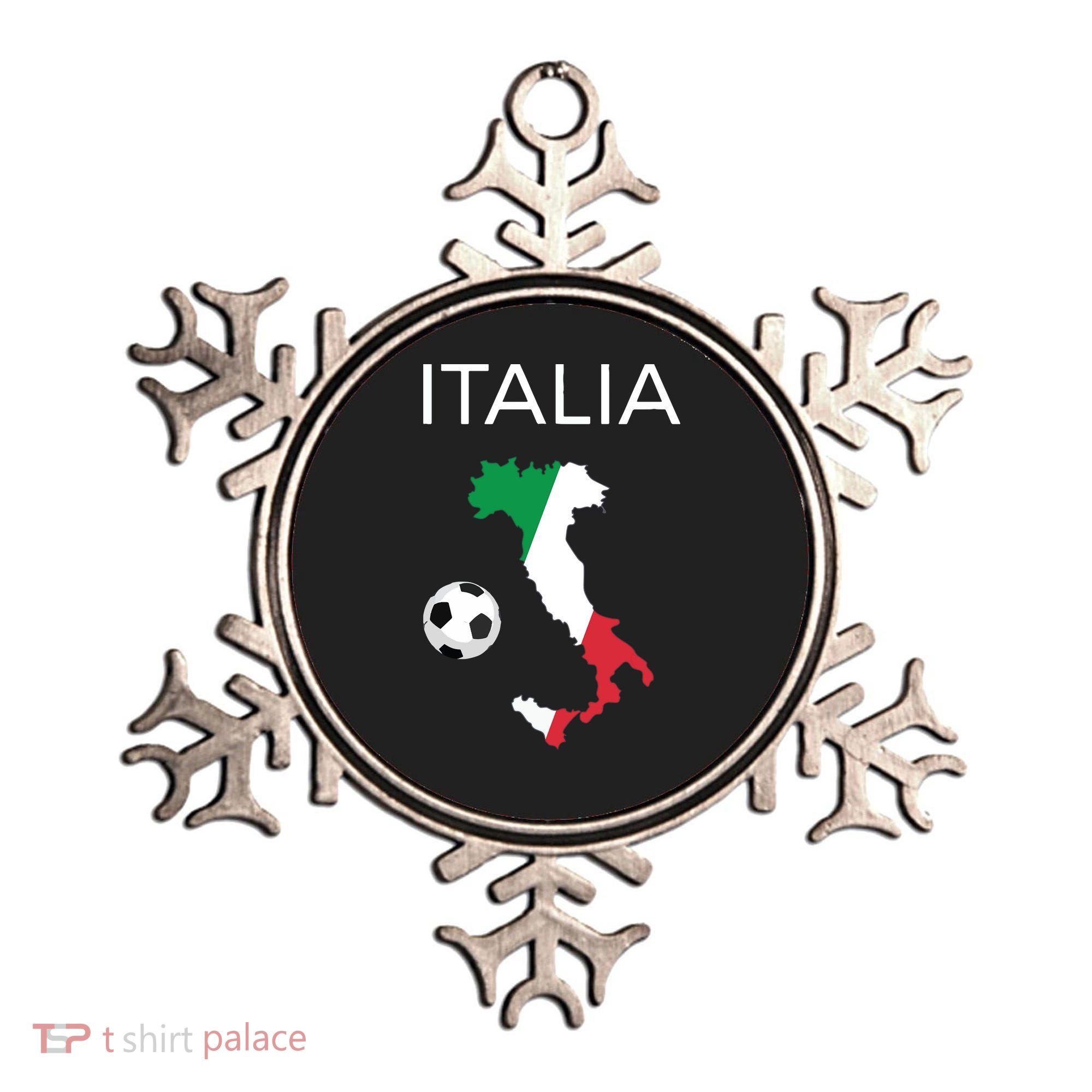 Italy Soccer Forza Azzurri Italian Italia Ornament