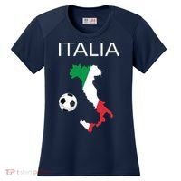 Italy Soccer Forza Azzurri Italian Italia Women's Cooling Performance Crew T-Shirt thumb 0