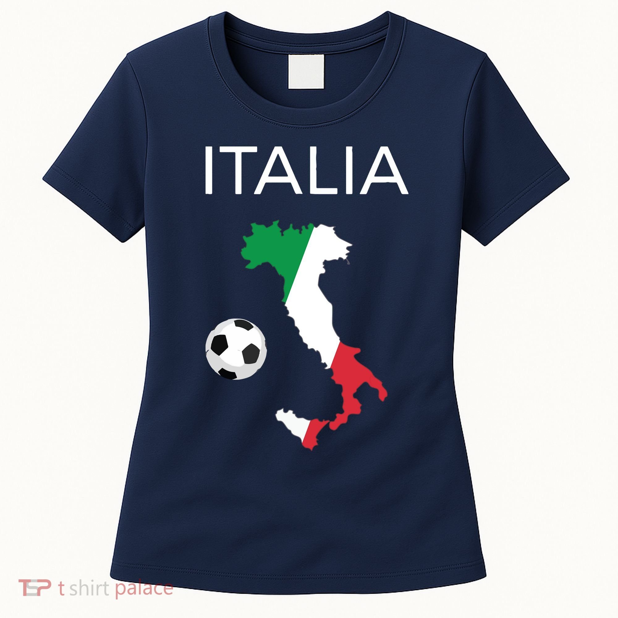 Italy Soccer Forza Azzurri Italian Italia Women's T-Shirt