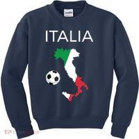 Italy Soccer Forza Azzurri Italian Italia Kids Sweatshirt thumb 0