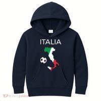 Italy Soccer Forza Azzurri Italian Italia Kids Hoodie thumb 0