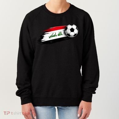 Iraq Soccer Flag Iraqi Women's Sweatshirt