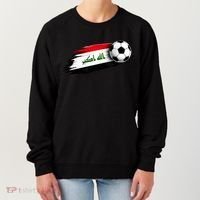 Iraq Soccer Flag Iraqi Women's Sweatshirt thumb 0