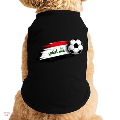 Iraq Soccer Flag Iraqi Doggie Tank