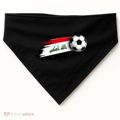 Iraq Soccer Flag Iraqi USA-Made Doggie Bandana