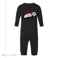 Iraq Soccer Flag Iraqi Infant Fleece One Piece thumb 0