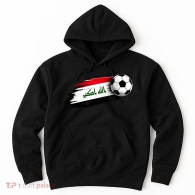 Iraq Soccer Flag Iraqi Hoodie