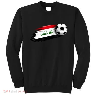 Iraq Soccer Flag Iraqi Sweatshirt