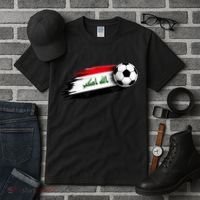 Iraq Soccer Flag Iraqi Tall T-Shirt thumb 3