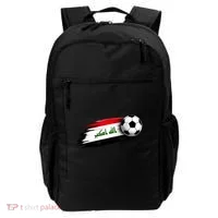 Iraq Soccer Flag Iraqi Backpack thumb 0