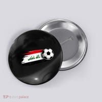 Iraq Soccer Flag Iraqi Button thumb 0