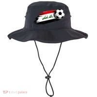 Iraq Soccer Flag Iraqi Bucket Hat thumb 0