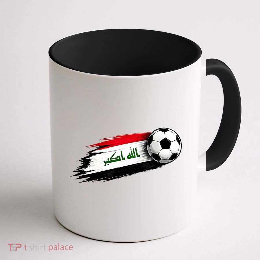 Iraq Soccer Flag Iraqi Coffee Mug