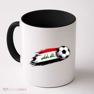 Iraq Soccer Flag Iraqi Coffee Mug