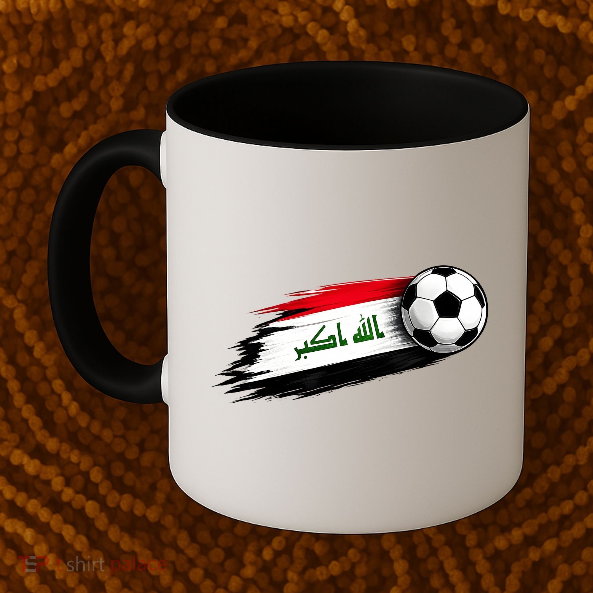 Iraq Soccer Flag Iraqi Coffee Mug