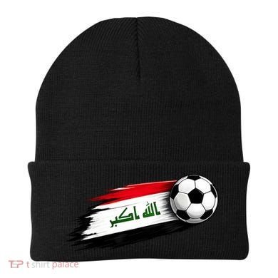 Iraq Soccer Flag Iraqi Beanie