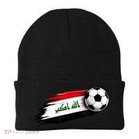 Iraq Soccer Flag Iraqi Beanie thumb 0
