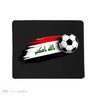 Iraq Soccer Flag Iraqi Mousepad