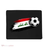 Iraq Soccer Flag Iraqi Mousepad thumb 0