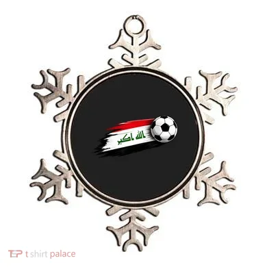 Iraq Soccer Flag Iraqi Ornament