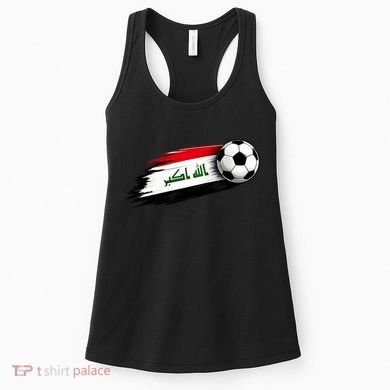 Iraq Soccer Flag Iraqi Women's Tank Top