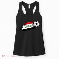 Iraq Soccer Flag Iraqi Women's Tank Top thumb 0